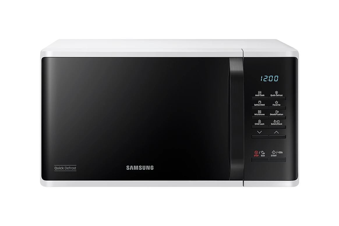 Samsung Solo Microwave Quick Defrost 23L (MS23K3513AW/TC), White by Samsung - shop at Appliances.ph