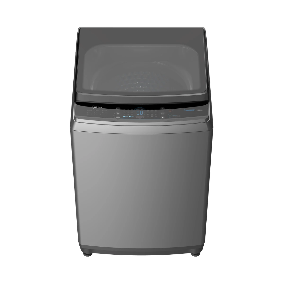 Midea 10.5kg Luna Inverter Series Fully Automatic Top Load Washing Machine (Slim Type) — MA200W105D/1 by Midea - shop at Appliances.ph